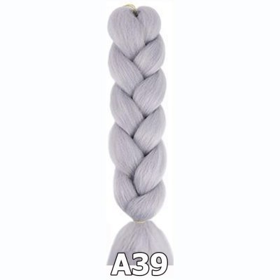 ไหมไฟเบอร์ ไหมถักผม ถักเปีย : 1 สีใน 1 ชิ้น (ความยาว 60 ซม.)