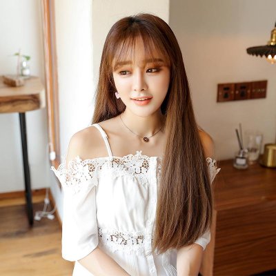 รหัส J015 - แฮร์พีชแบบแบ่งติด ผมตรง มี 2 ความยาว ความยาว 45 ซม. และ ความยาว 60 ซม (ความกว้างต่อ 1 แพ 10 ซม.) - แถมหวี -