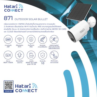 Hatari Connect 871 - Wifi Security Camera Hatari Connect 871 - Wifi Security Camera