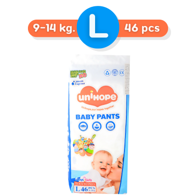 ผ้าอ้อมสำเร็จรูป Unihope มีกลิ่นหอม (แบบกางเกง)