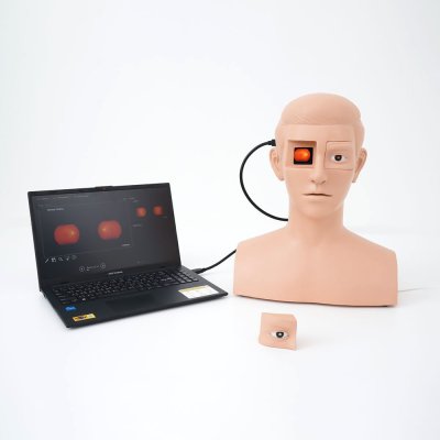 O007 หุ่นฝึกการตรวจจอประสาทตา แบบจอ LED  / Ophthalmoscopy  Training  Model