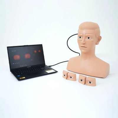 O007 หุ่นฝึกการตรวจจอประสาทตา แบบจอ LED  / Ophthalmoscopy  Training  Model