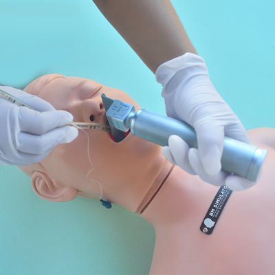 P017 หุ่นฝึกการใส่ท่อช่วยหายใจเด็กโต / Child Airway Intubation Model (10 Years)