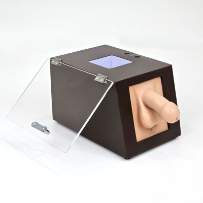 S001 หุ่นฝึกใส่สายสวนปัสสาวะชาย  (แบบกล่อง) / Male  Urethral  Catheterization Model