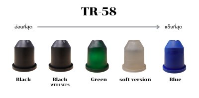 Gripper Rubber Collar [colour: green 72 Shore A] TR 58, Dia= 52 mm, H = 58 mm,  01CS-0001-01