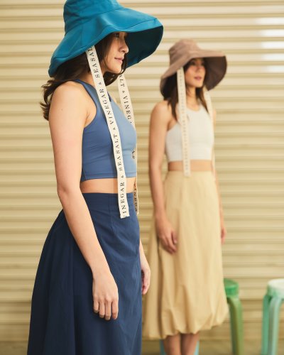 Swim & Gym Active Crop Top (Built-in Bra)