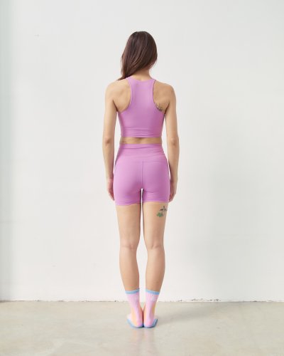 Swim & Gym Active Crop Top (Built-in Bra)