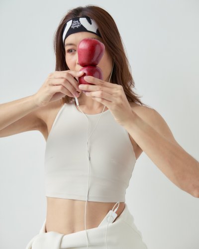 Swim & Gym Active Crop Top (Built-in Bra)