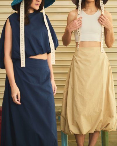 Balloon Hem Pumpkin Skirt