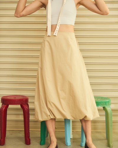 Balloon Hem Pumpkin Skirt