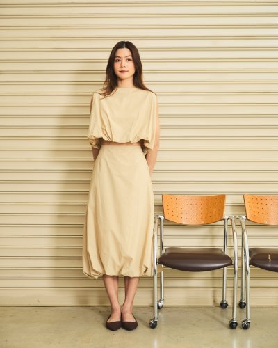 Balloon Hem Pumpkin Skirt