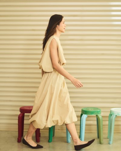 Balloon Hem Pumpkin Skirt