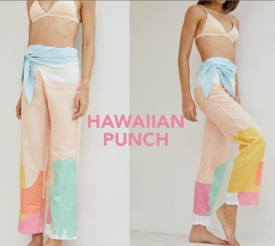 Sea Palette Wrap Pants