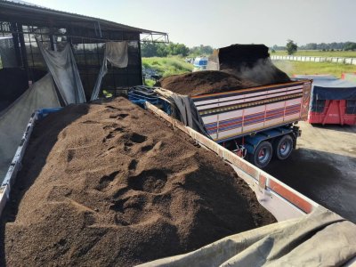 กากกาแฟจากโรงงาน แท้ 100%