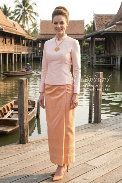 ชุดไทยอมรินทร์ สี (TA 010)