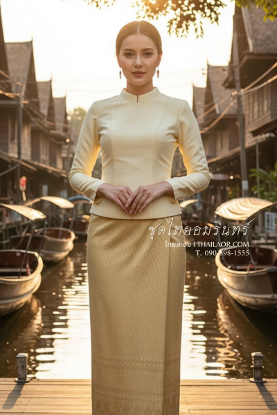 ชุดไทยอมรินทร์ สี (TA 008)