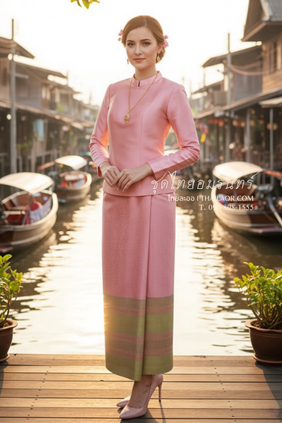 ชุดไทยอมรินทร์ สี (TA 002)