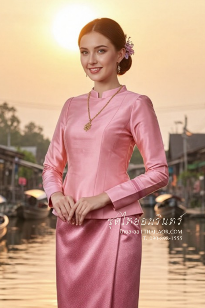 ชุดไทยอมรินทร์ สี (TA 018)