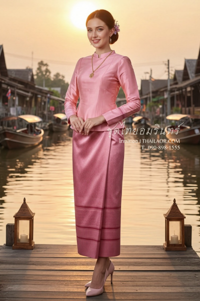 ชุดไทยอมรินทร์ สี (TA 018)