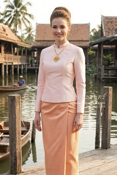 ชุดไทยอมรินทร์ สี (TA 010)