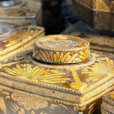 Square Lidded Jar