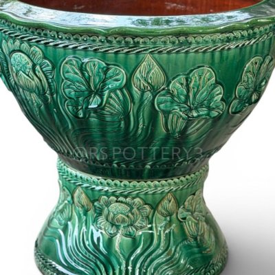 Lotus pattern basin 29
