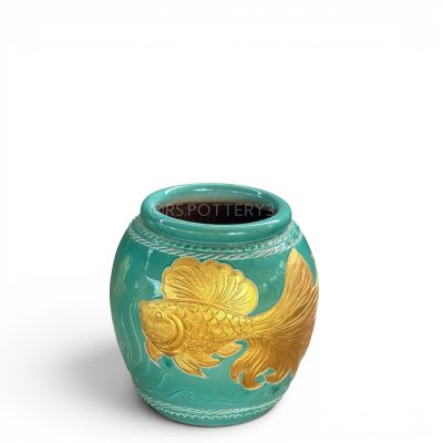 Classic Goldfish Pattern Jar
