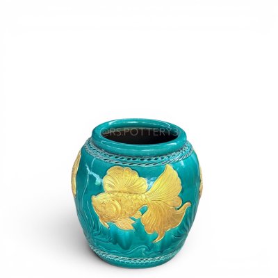 Classic Goldfish Pattern Jar
