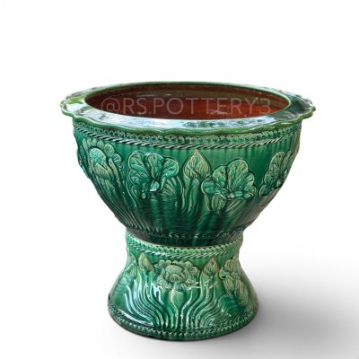Lotus pattern basin 29