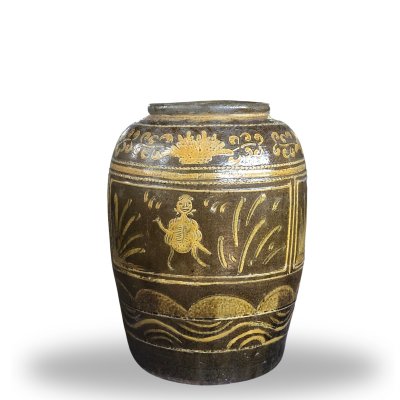 Shanghai-style ceramic jar (70 cm high)