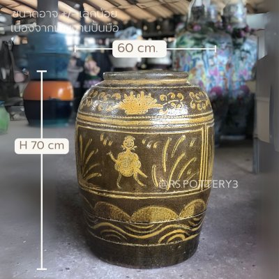 Shanghai-style ceramic jar (70 cm high)
