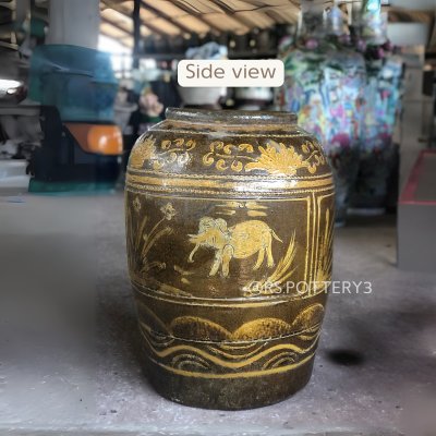 Shanghai-style ceramic jar (70 cm high)