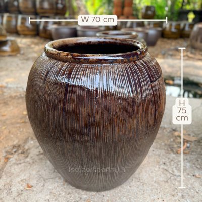 Classic antique style clay jar
