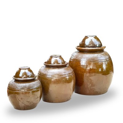 Jar with lid and spout