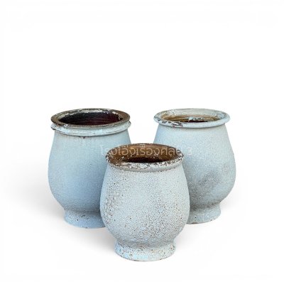 Lava Glazed Planter –  Suva