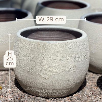 Lava Glazed Planter – Kabul