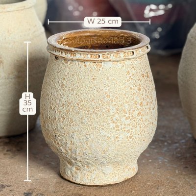 Lava Glazed Planter –  Suva