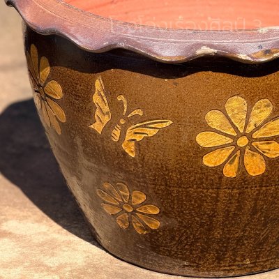 Special pattern plant pot