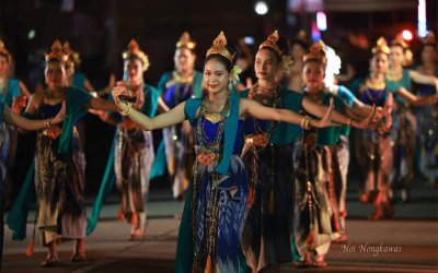 งานกิจกรรมการแสดง(รูปแบบขบวน)