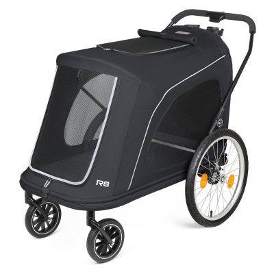 Beberoad R8 Large pet stroller 4 wheels- Black