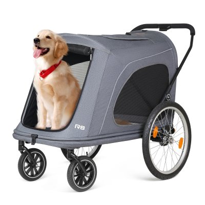 Beberoad R8 Large pet stroller 4 wheels- Grey Beberoad R8 Large pet stroller 4 wheels- Grey