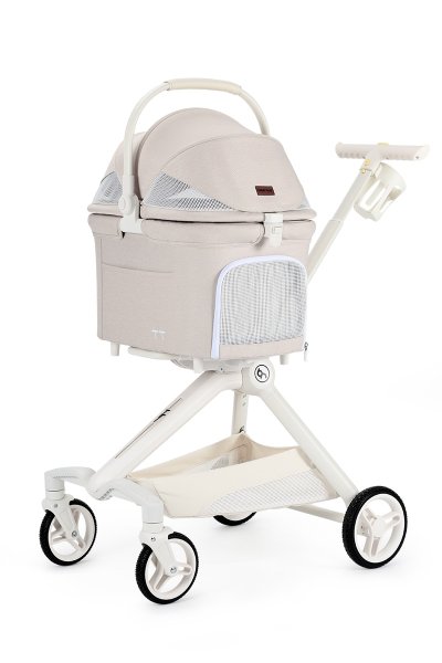 Beberoad TT Lightweight Pet Stroller - Beige