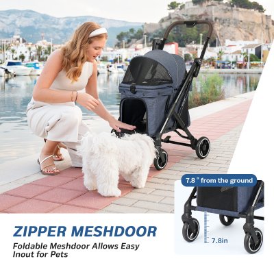 Beberoad X1 Medium Pet Stroller- Blue