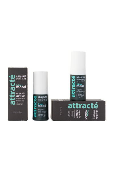 (Duo Pack) Attracte' Absolute' Mouth Spray for Fresh Breath