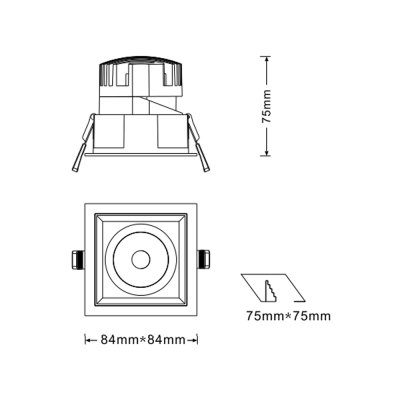 K-LICHT-DOWNLIGHT-DL101S-A