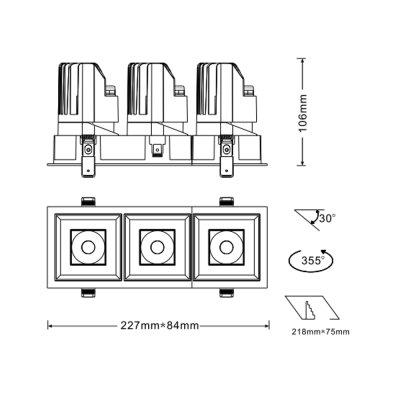 K-LICHT-DOWNLIGHT-DL237-B