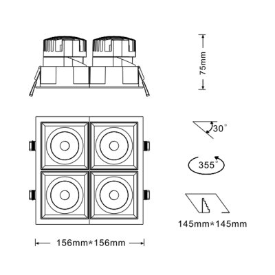 K-LICHT-DOWNLIGHT-DL241S-A