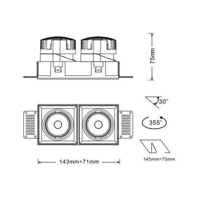 K-LICHT-DOWNLIGHT-DL322N-A