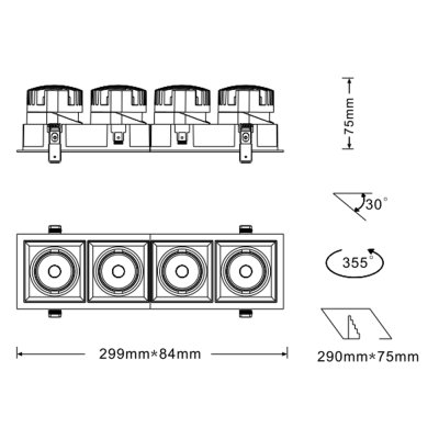 K-LICHT-DOWNLIGHT-DL342-A