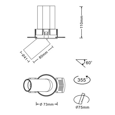 K-LICHT-DOWNLIGHT-DL403-N